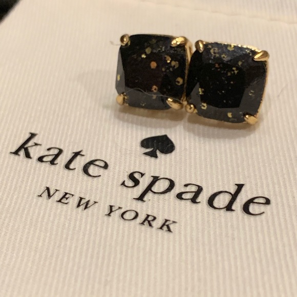 kate spade Jewelry - Kate Spade Square Glitter Studs Earring